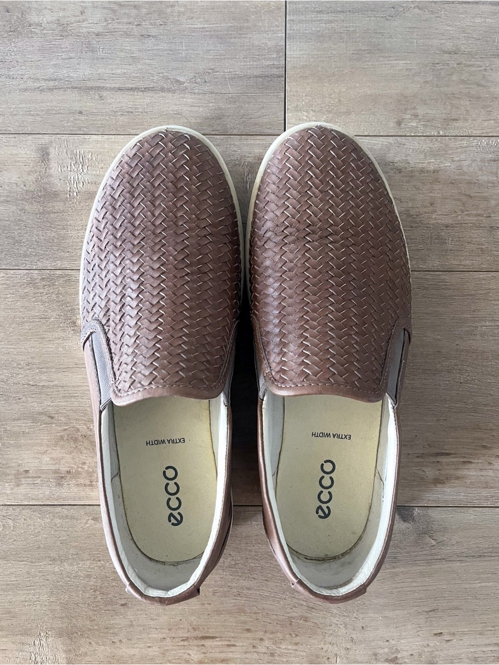 ECCO Women's Soft 7 Woven Slip-On 2.0 Sneaker 10/10.5 Extra Width - Picture 6 of 14